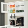 Hanah Home Armario Multiusos Grano 96 - Blanco